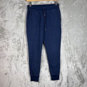 Pact Womens Joggers Blue Sweatpants Organic Cotton Medium Sustainable Eco Friend
